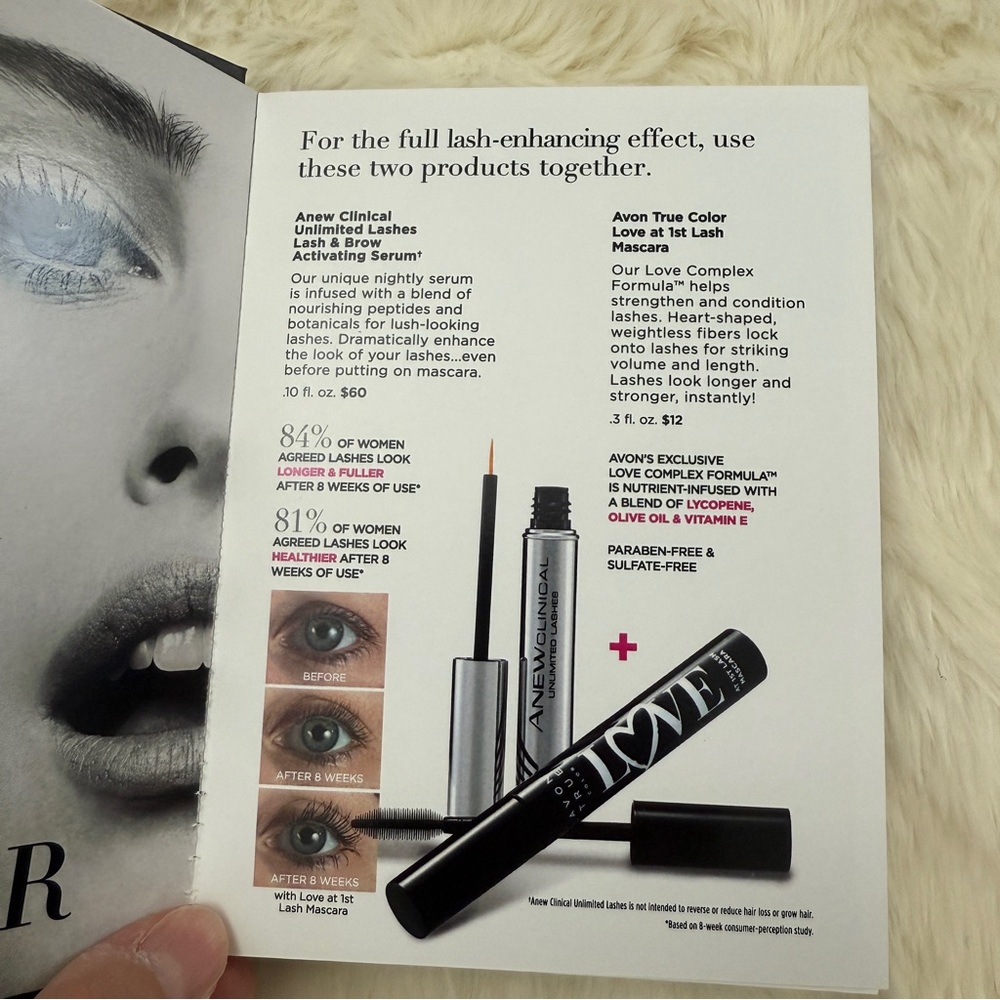 New Avon Limited Edition Book Perfect Pair Clinical Mascara & Brow Kit - Picture 12 of 12